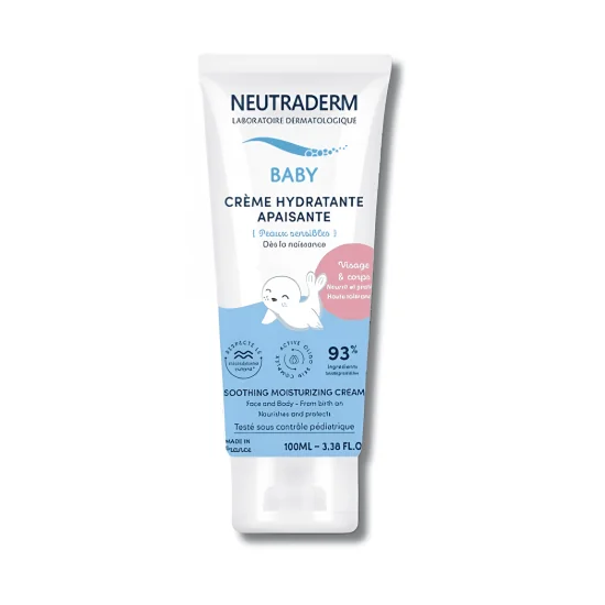 NEUTRADERM - CREME HYDRATANTE APAISANTE 100ML pour Maman et bébé
