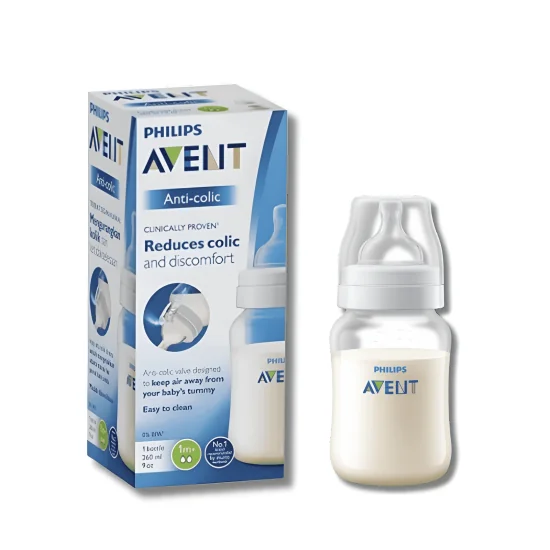 PHILIPS AVENT - BIBERON ANTI COLIC +1MOIS EN PLASTIQUE PP 260ML pou...