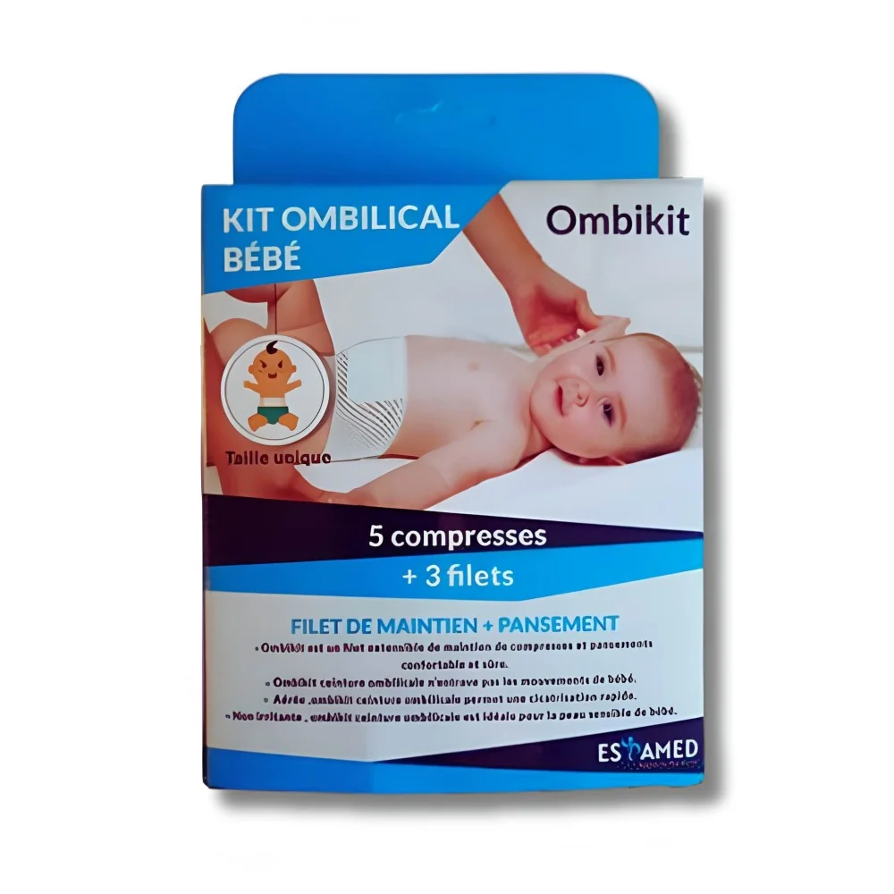 ESPAMED - KIT OMBILICAL BEBE 5 COMPRESSES + 3 FILETS pour Maman et ...