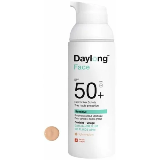 DAYLONG FACE SENSITIVE SPF50+ BB FLUIDE TEINTÉ 50ML pour Solaire