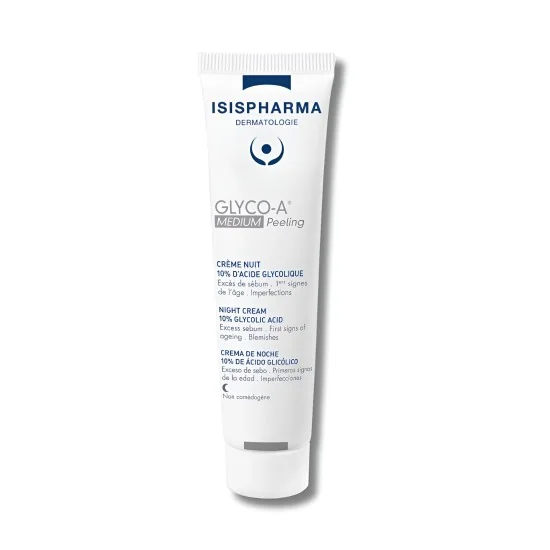 ISISPHARMA GLYCO-A MEDIUM PEELING - CREME DE NUIT 30ML pour Beauté