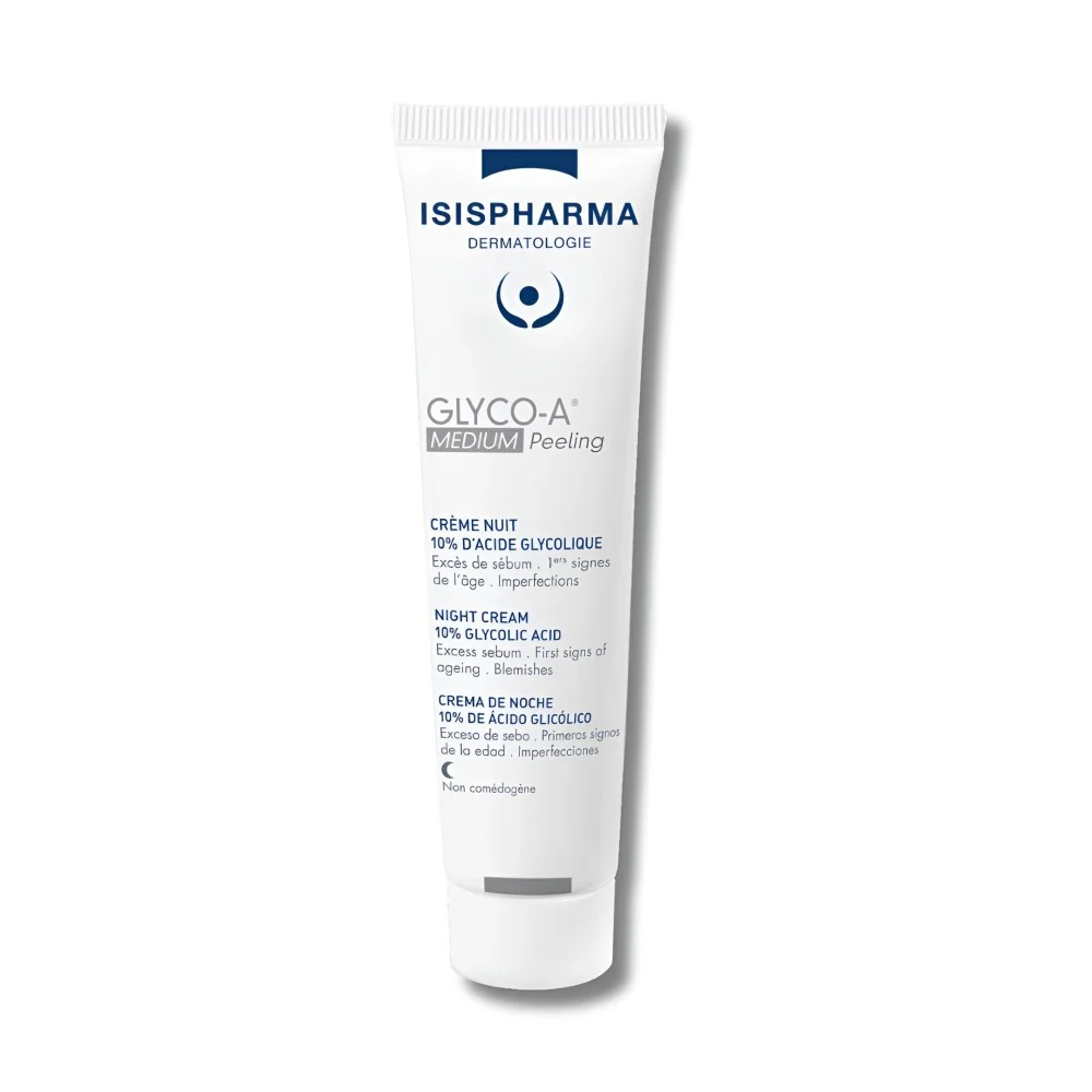 ISISPHARMA GLYCO-A MEDIUM PEELING - CREME DE NUIT 30ML pour Beauté