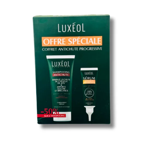 LUXEOL - COFFRET ANTI CHUTE PROGRESSIVE : SHAMPOING ANTI CHUTE 200M...