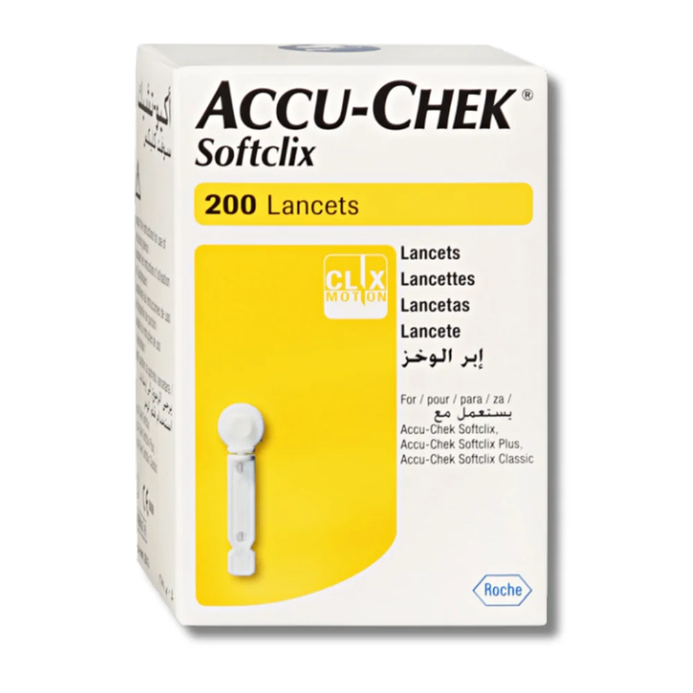 ACCU-CHEK - SOFTCLIXS LANCETTES BOITE 200 pour Produits Paramédicaux