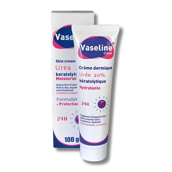 VASELINE - CREME HYDRATANTE UREE 20% 100GR pour Corps