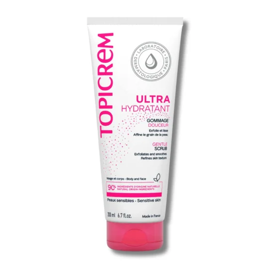 TOPICREM ULTRA HYDRATANT - GOMMAGE DOUCEUR 200ML pour Visage