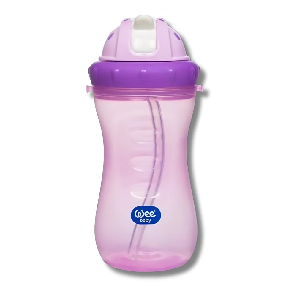 WEE BABY - GOURDE AVEC PAILLE 350ML +6MOIS pour Maman et bébé