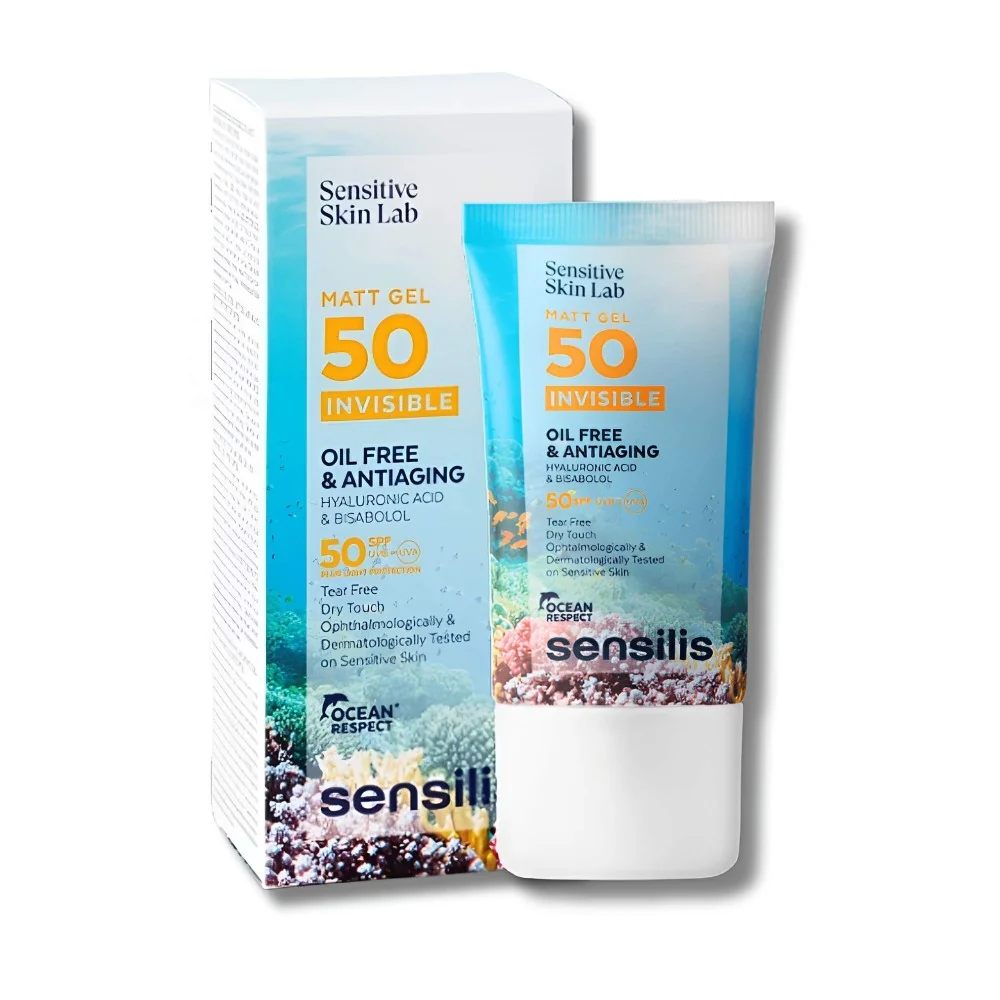 SENSILIS MAT GEL - ECRAN INVISIBLE ANTI ÂGE TEXTURE MOUSSE SPF50 40...