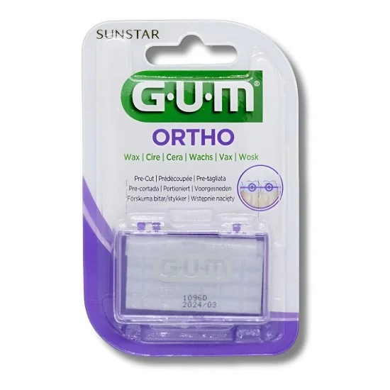 GUM - CIRE ORTHODONTIQUE MENTHE 724 pour Hygiène