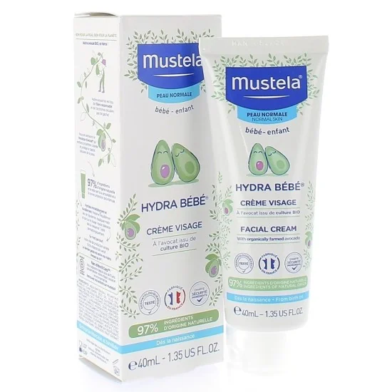 MUSTELA - CREME VISAGE BEBE 40ML pour Accueil
