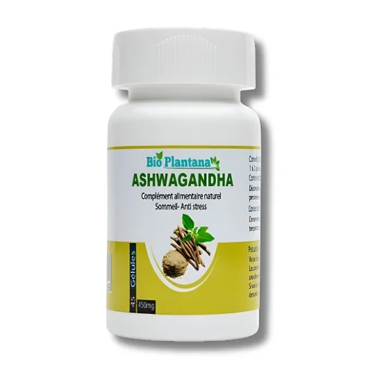 BIO PLANTANA - ASHWAGANDHA 45 GELULES pour Compléments Alimentaires