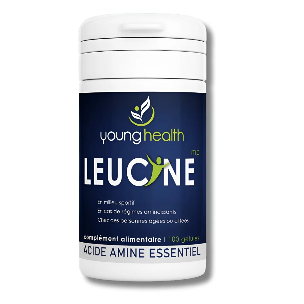 YOUNG HEALTH - LEUCINE 100 GELULES pour Compléments Alimentaires