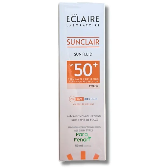 ECLAIRE SUNCLAIRE - ECRAN FLUID TEINTE ANTI TACHES SPF50+ 50ML pour...
