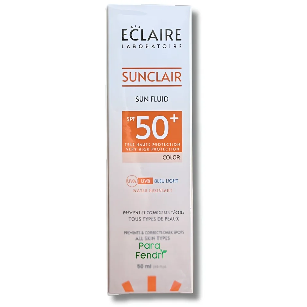 ECLAIRE SUNCLAIRE - ECRAN FLUID TEINTE ANTI TACHES SPF50+ 50ML pour...