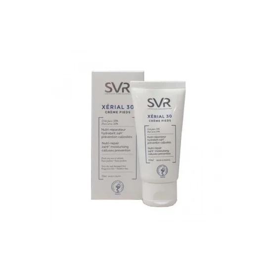SVR XERIAL 30 CREME PIEDS SECS ET ABÎMES 50ML pour Beauté