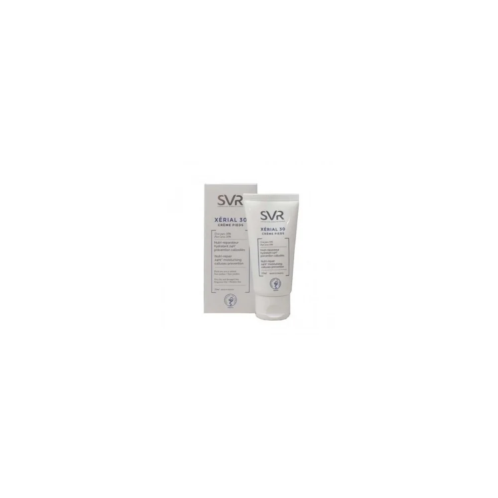 SVR XERIAL 30 CREME PIEDS SECS ET ABÎMES 50ML pour Beauté