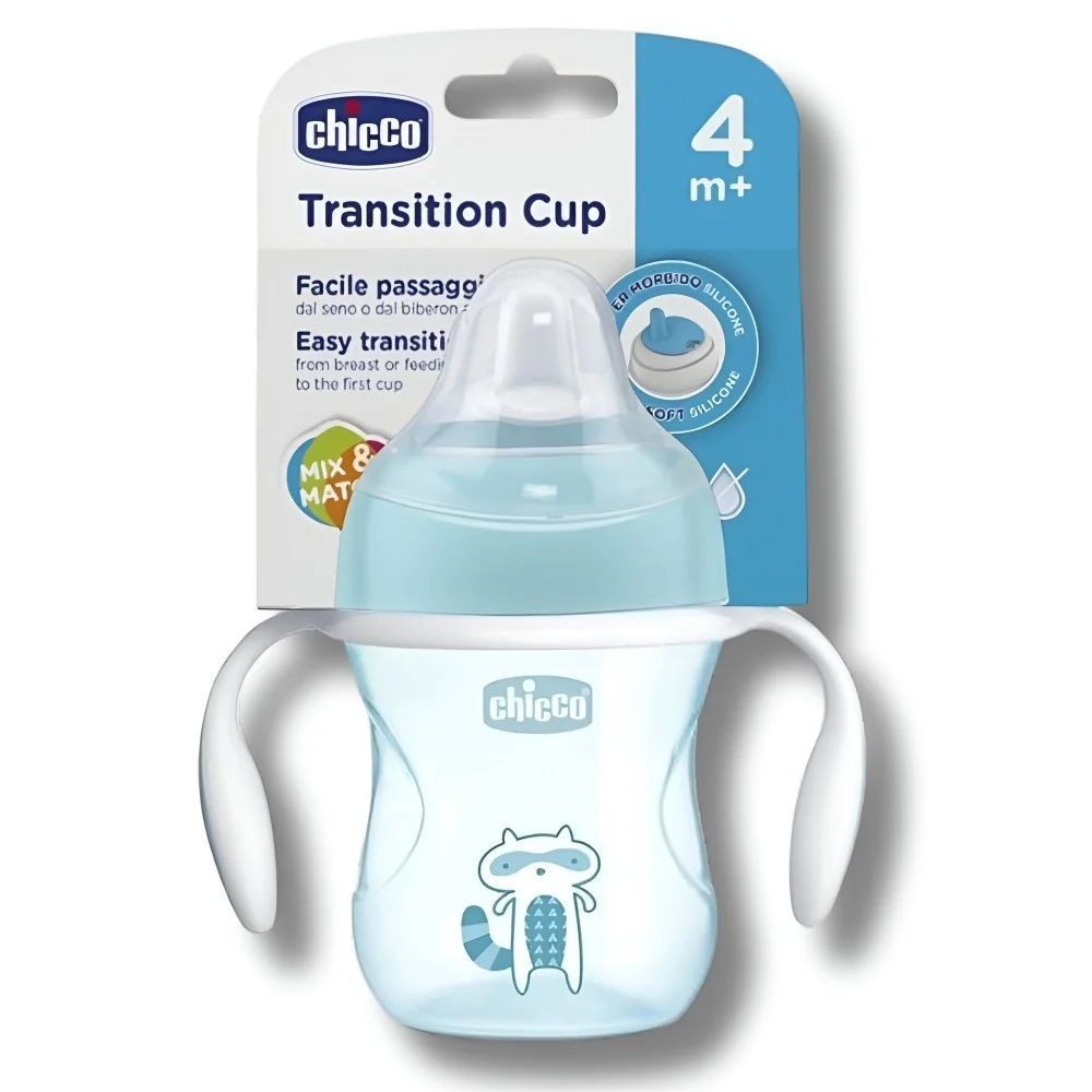CHICCO - TASSE DE TRANSITION +4MOIS 200ML pour Maman et bébé