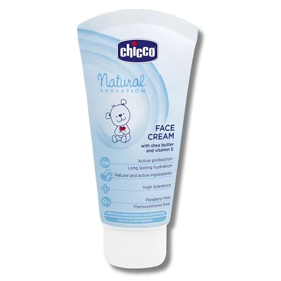 CHICCO - CRÈME DE VISAGE NATURAL SENSATION 50 ML pour Maman et bébé