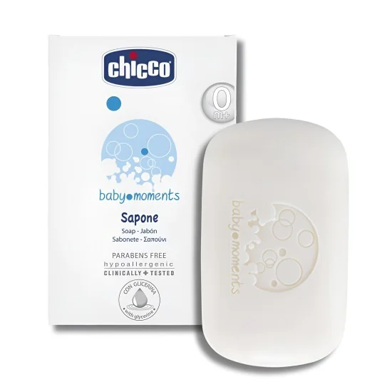 CHICCO - SAVON BABY MOMENTS 100GR pour Maman et bébé
