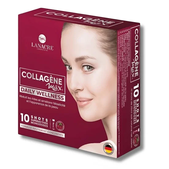 LANACRE - COLLAGENE MAX 10 AMPOULES 10ML pour Compléments Alimentaires