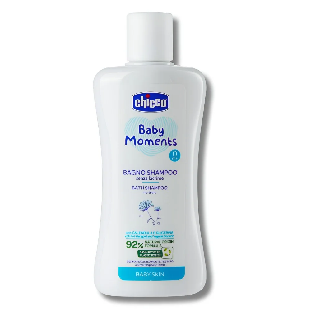 CHICCO BABY MOMENT - SHAMPOING CHEVEUX ET CORPS SANS LARME +0MOIS 2...