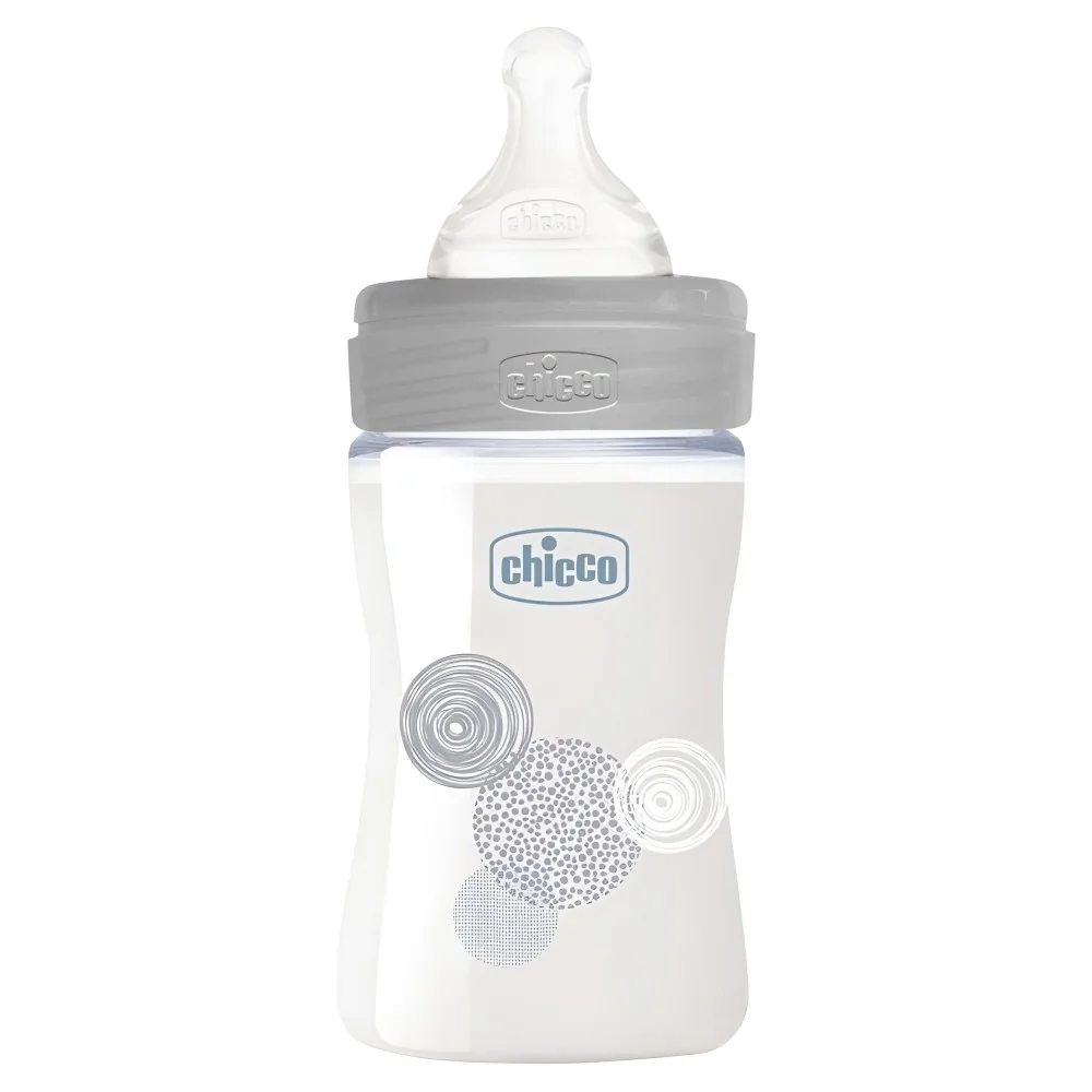 CHICCO WELL-BEING - BIBERON EN VERRE UNISEX 150ML pour Maman et bébé