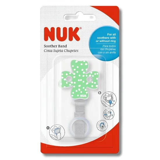 NUK - ATTACHE SUCETTE RUBAN DUO pour Maman et bébé