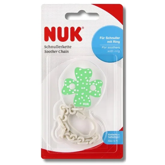 NUK - ATTACHE SUCETTE CHAINETTE pour Maman et bébé