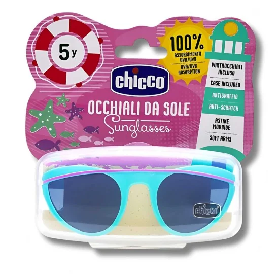 CHICCO - LUNETTES DE SOLEIL VERT D'EAU +5ANS pour Maman et bébé