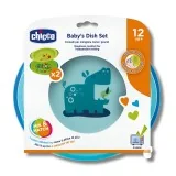 CHICCO - ENSEMBLE DE DEUX ASSIETTES +12MOIS pour Maman et bébé