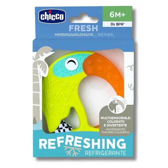 CHICCO - ANNEAU DE DENTITION TOUCAN +6MOIS pour Maman et bébé