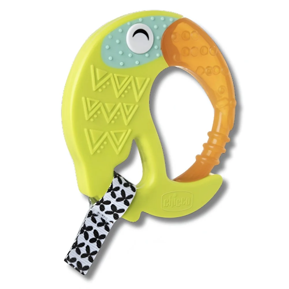 CHICCO - ANNEAU DE DENTITION TOUCAN +6MOIS pour Maman et bébé