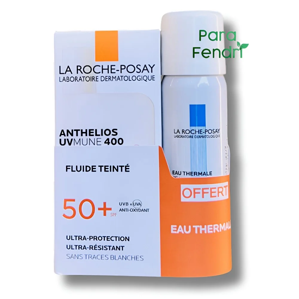 LA ROCHE POSAY - ANTHELIOS FLUIDE TEINTE SPF 50+ + EAU THERMALE OFF...