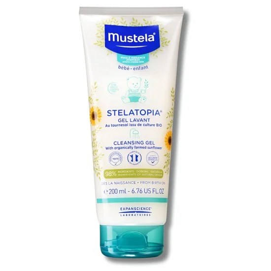 MUSTELA STELATOPIA - GEL LAVANT BIO 200ML pour Maman et bébé