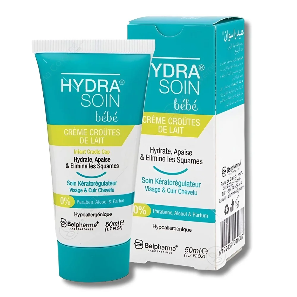 HYDRASOIN - CRÈME CROUTES DE LAIT 50ML pour Maman et bébé