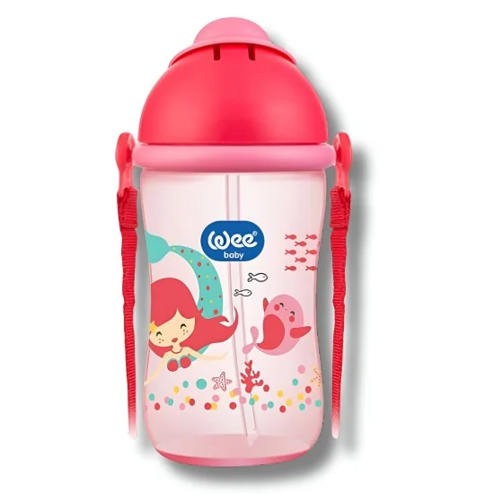 WEE BABY - TASSE AVEC PAILLE +6MOIS 380ML pour Maman et bébé