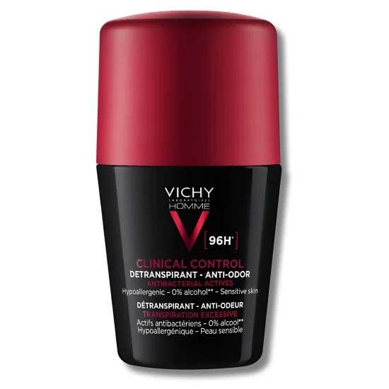 VICHY - DEODORANT CLINICAL CONTROL HOMME 96H 50ML pour Beauté