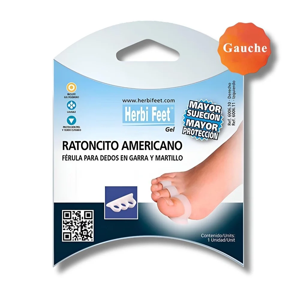 HERBI FEET - PROTECTEUR EN SILICONE GAUCHE 6006.10 pour Orthopédie
