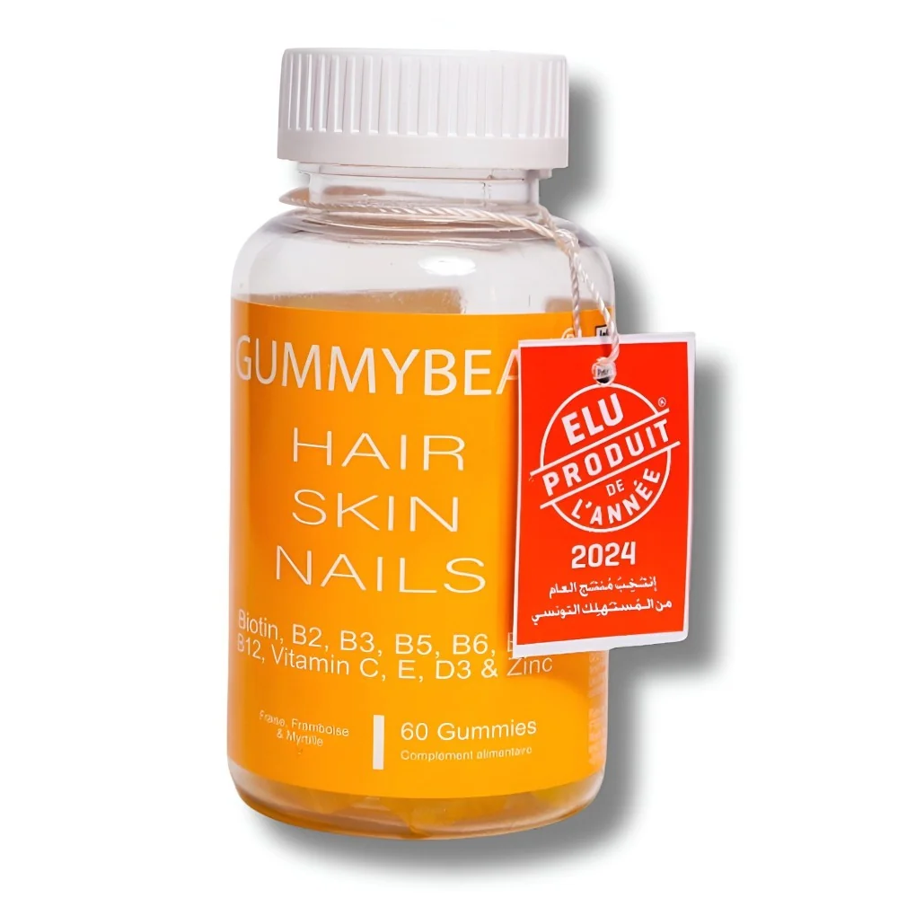 GUMMYBEAR - HAIR SKIN NAILS 60 GUMMIES pour Compléments Alimentaires