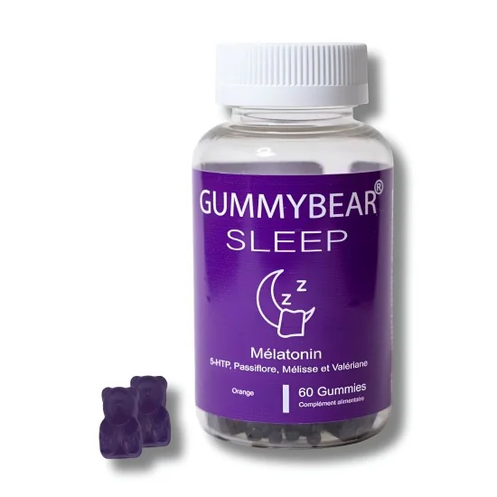 GUMMY BEAR - SLEEP 60 GUMMIES pour Compléments Alimentaires