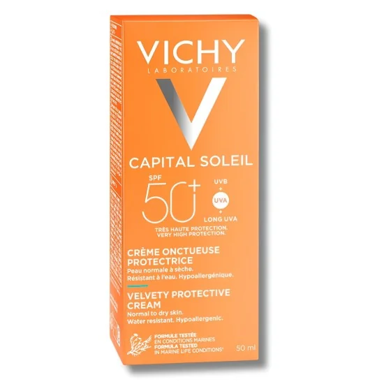 VICHY CAPITAL SOLEIL - CRÈME ONCTUEUSE PERFECTRICE PEAUX NORMALES A...