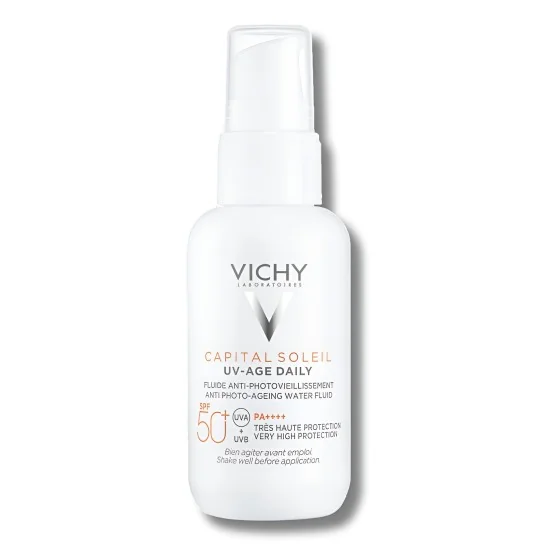 VICHY CAPITAL SOLEIL - FLUIDE SOLAIRE INVISIBLE SPF50+ 40ML pour So...