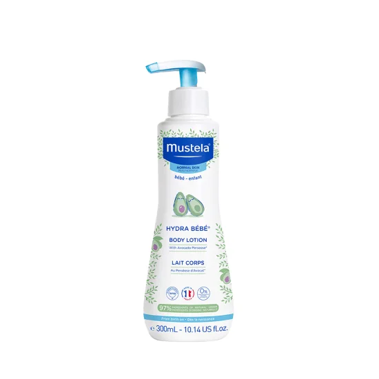 Mustela Lait Corps Hydra Bébé à l'Avocat 300ML pour Maman et bébé