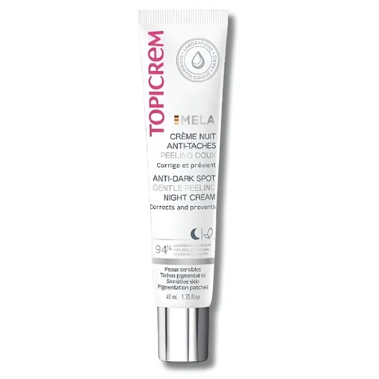 TOPICREM MELA - CREME NUIT ANTI TACHES PEELING DOUX 40ML pour Beauté
