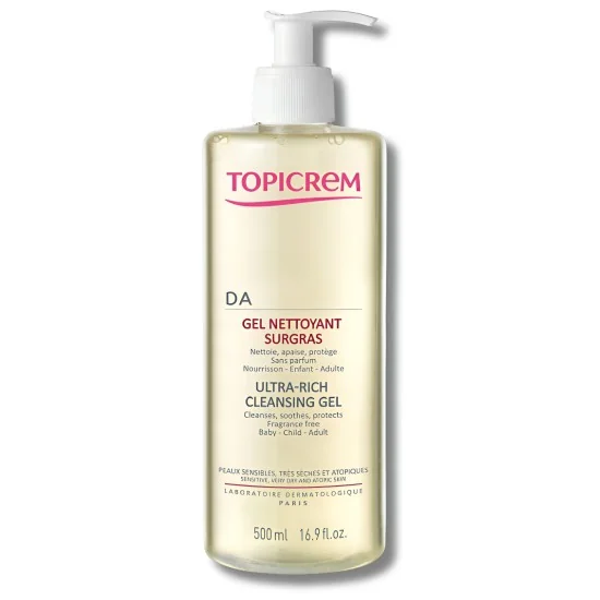 TOPICREM DA PROTECT - GEL NETTOYANT SURGRAS 500ML pour Soins