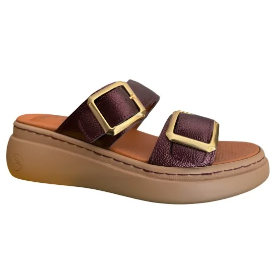 STI LIGHT - CLAQUETTES ORTHOPEDIQUES FEMME BORDEAU pour Produits Pa...
