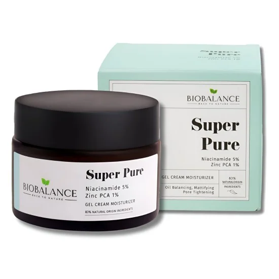 BIOBALANCE SUPER PURE - CREME HYDRATANTE PEAUX GRASSES A TENDANCE A...