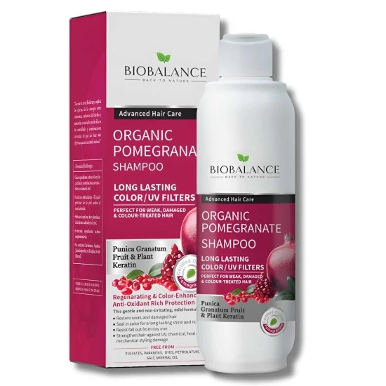 BIOBALANCE - SHAMPOING GRENADE BIO 330ML pour Beauté
