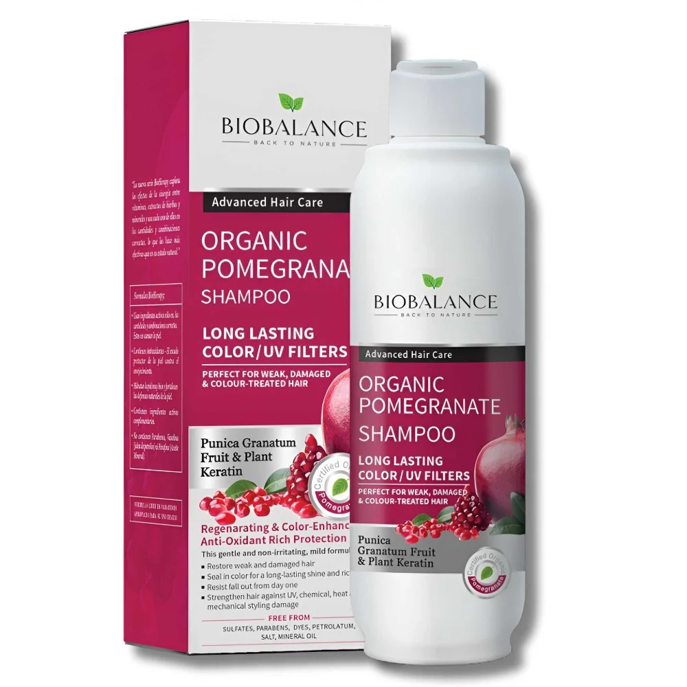 BIOBALANCE - SHAMPOING GRENADE BIO 330ML pour Beauté