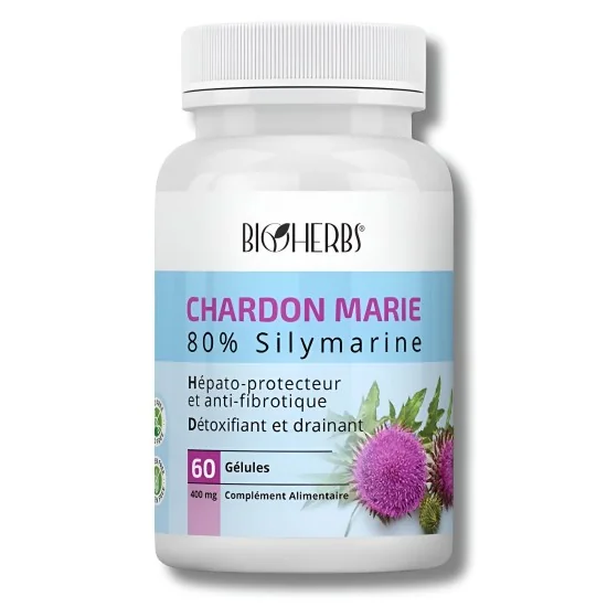 BIOHERBS - CHARDON MARIE 60 GELULES pour Compléments Alimentaires